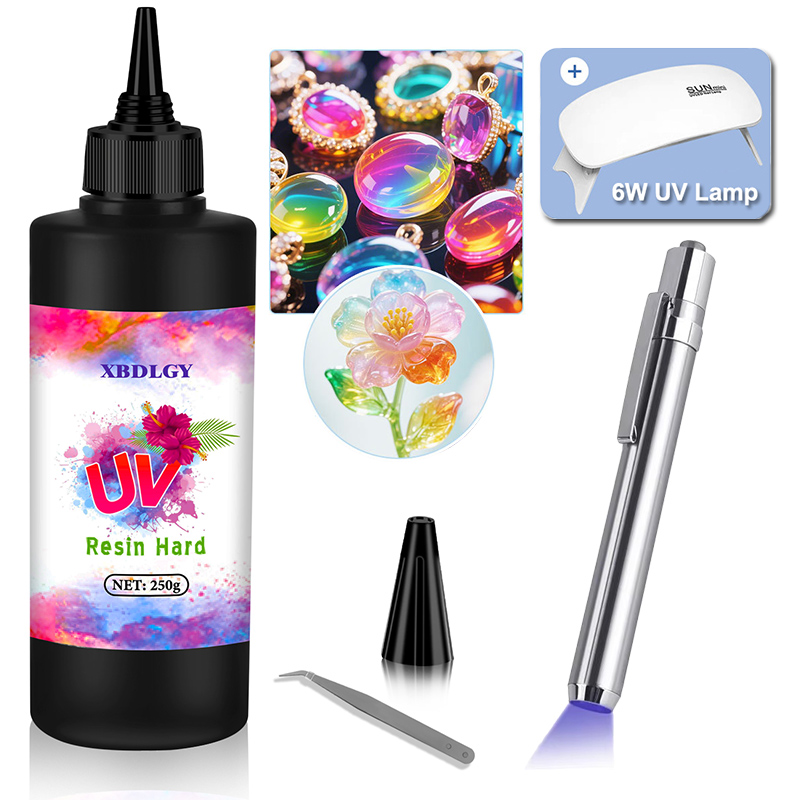Resin Art Letters - 200g/250g/500g UV Resin Hard Glue for