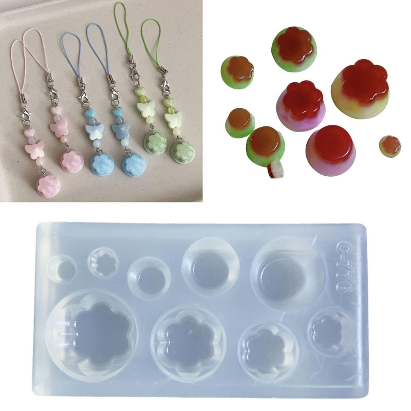 Resin Art Epoxy - Cute Pudding Shape Silicone Mold for
