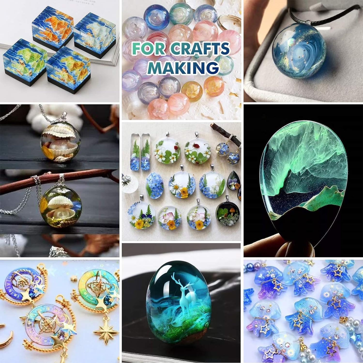 300g UV Resin Clear,Hard,Upgra - огляд і ціна Resin Art Letters