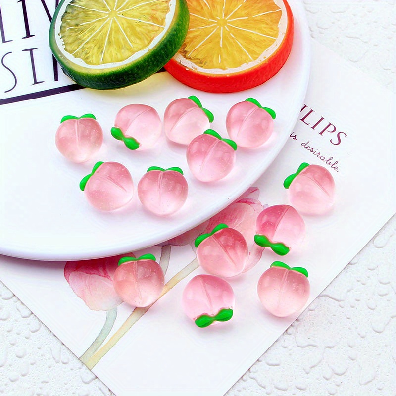 10Pcs New Transparent Peach Fl - огляд і ціна Resin Art Notes