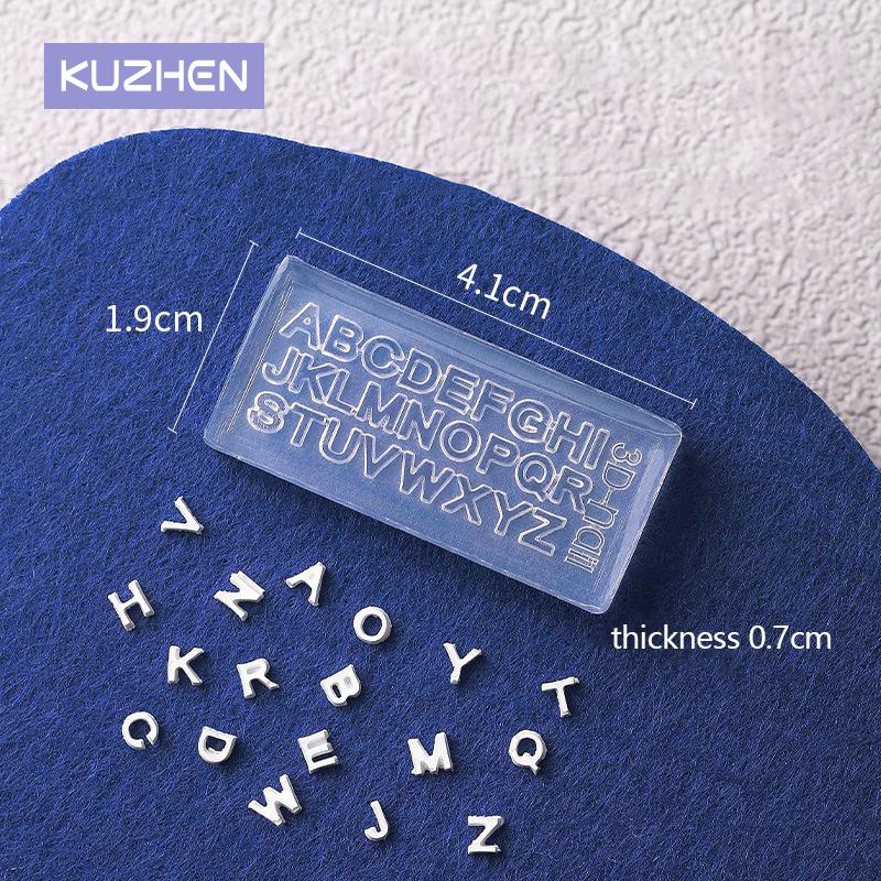 A-Z Letters Nail Art Silicone  - огляд і ціна Resin Art Zone