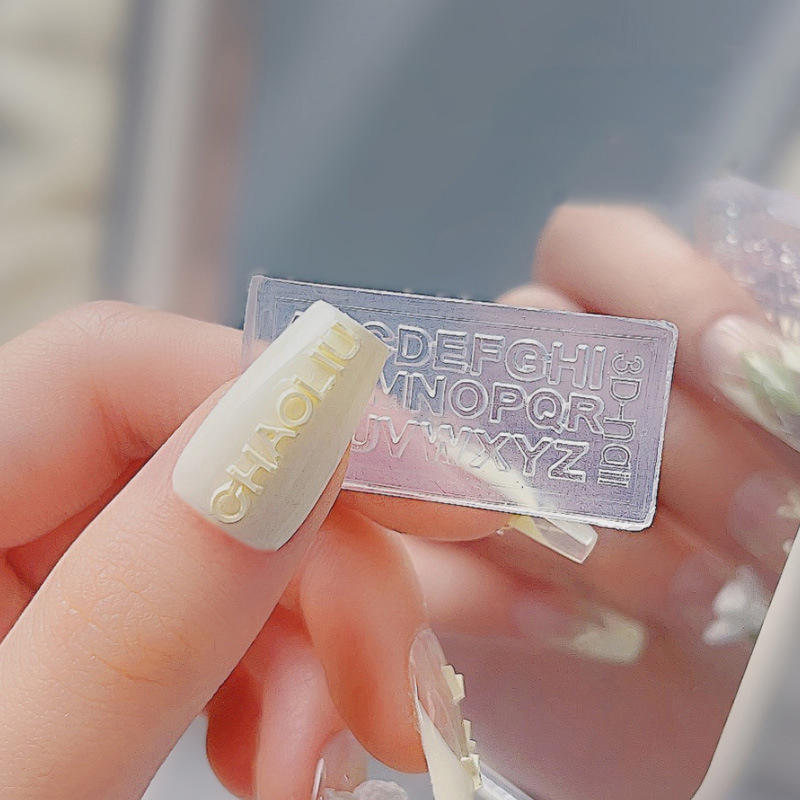 A-Z Letters Nail Art Silicone  - огляд і ціна Resin Art Zone