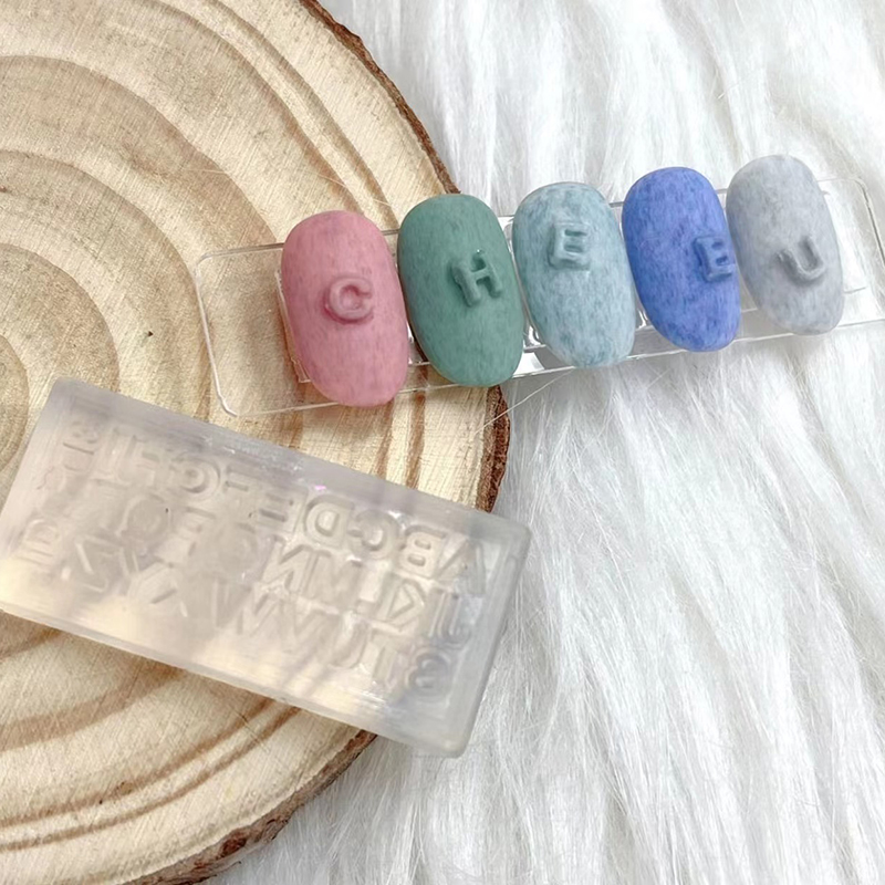 A-Z Letters Nail Art Silicone  - огляд і ціна Resin Art Zone
