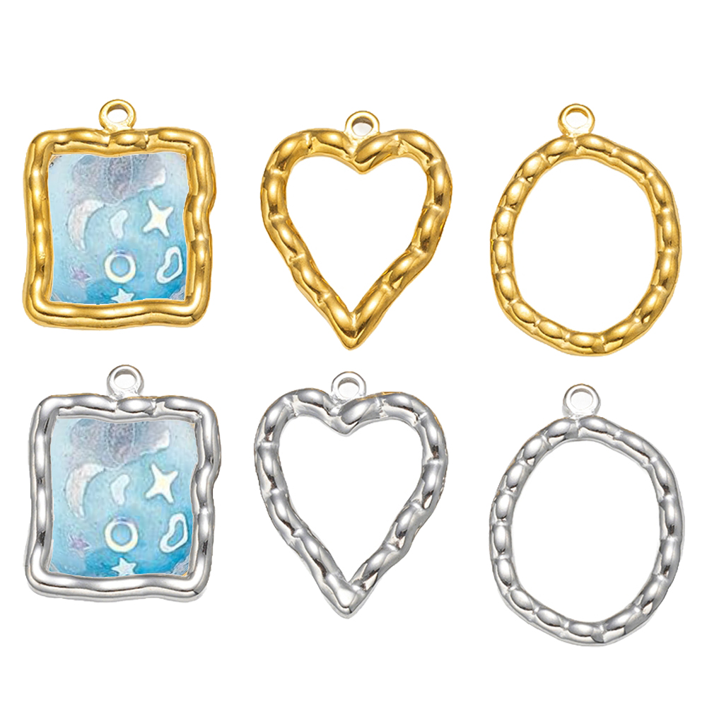 5pcs Stainless Steel Heart Rou - огляд і ціна Resin Art Engagement