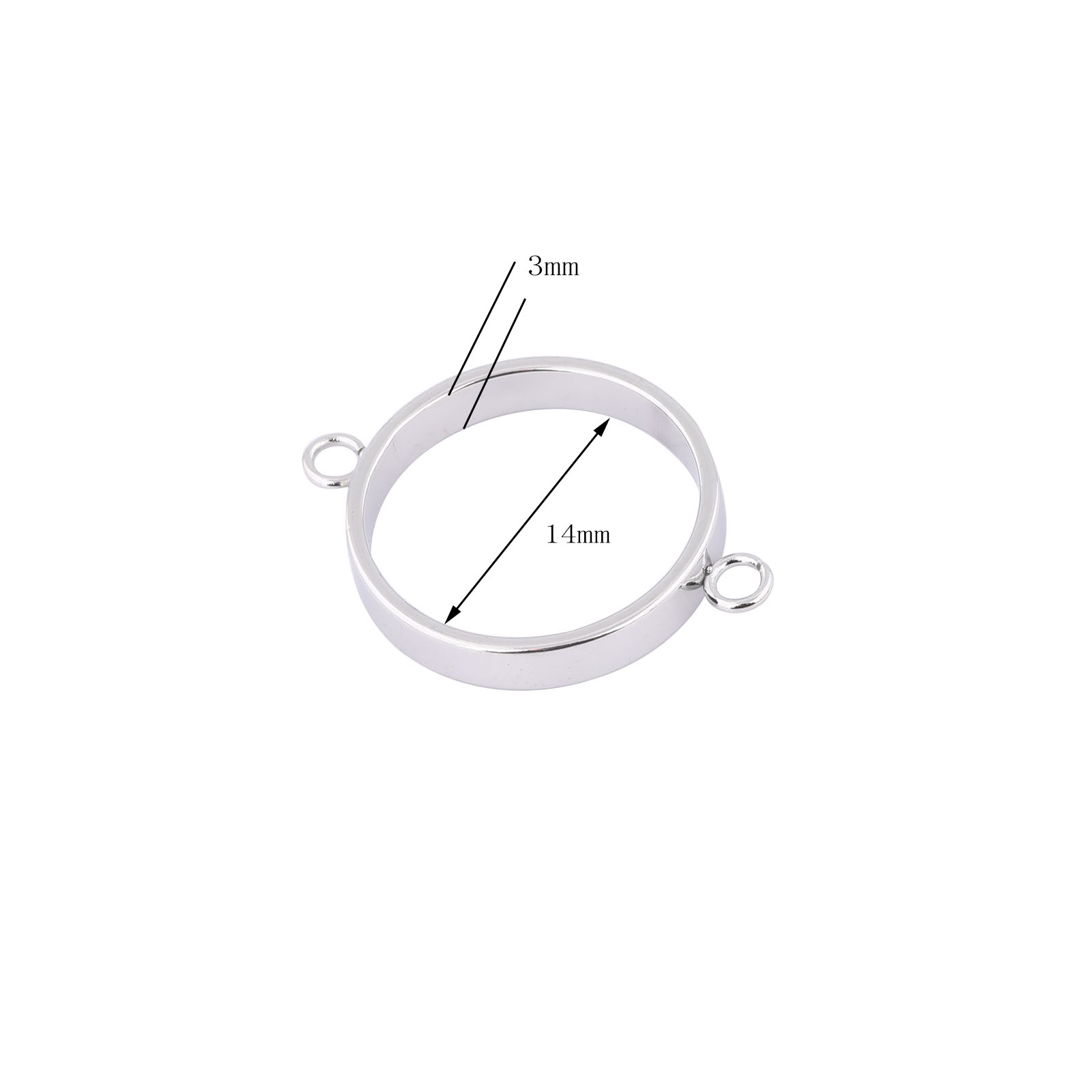 10pcs Stainless Steel 14mm Ope - огляд і ціна Resin Art Notes