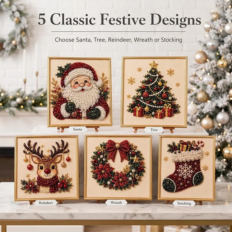 Christmas Pearl Diamond Painti - огляд і ціна Resin Art Things