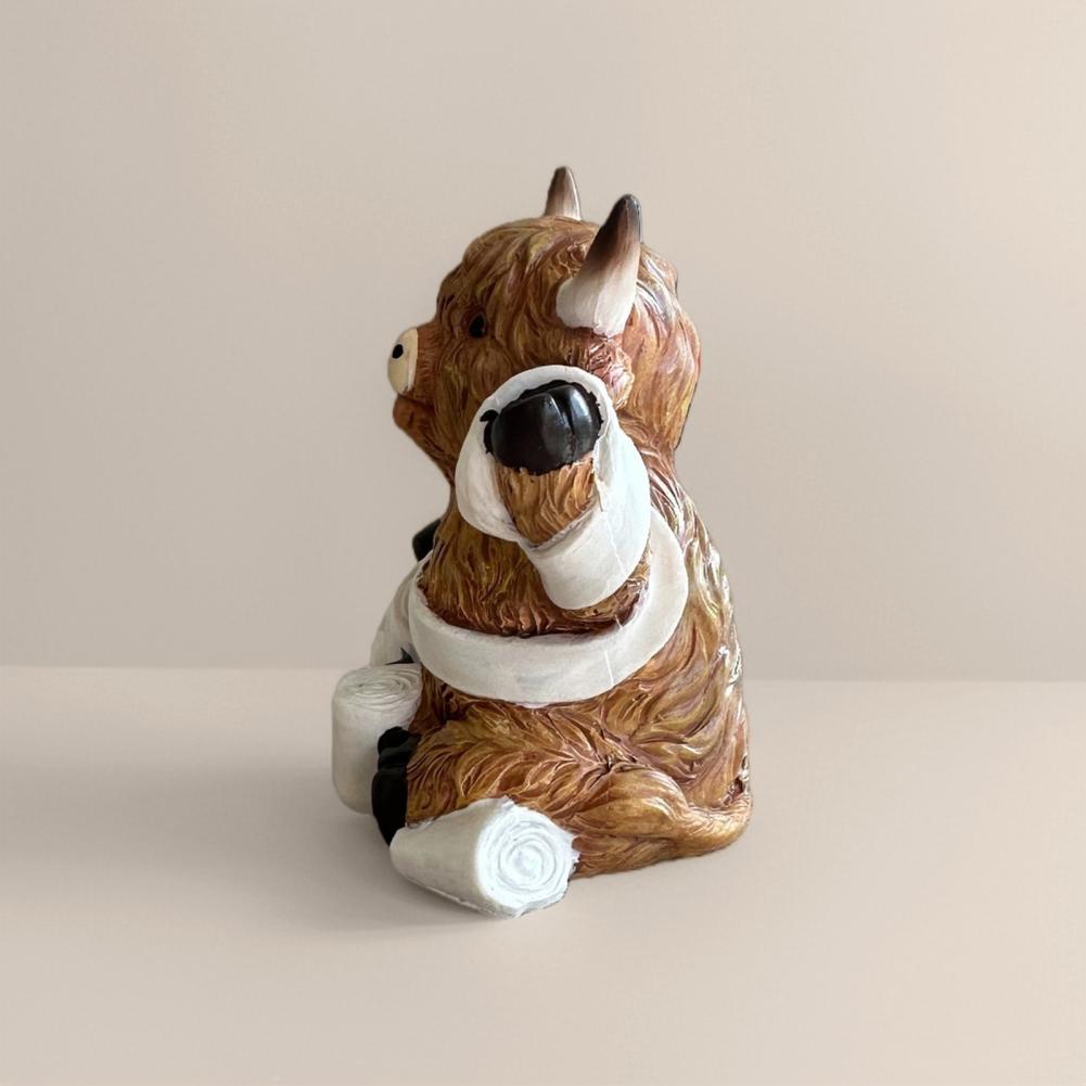 1/3Pcs Bathroom Highland Cow F - огляд і ціна Resin Art Book