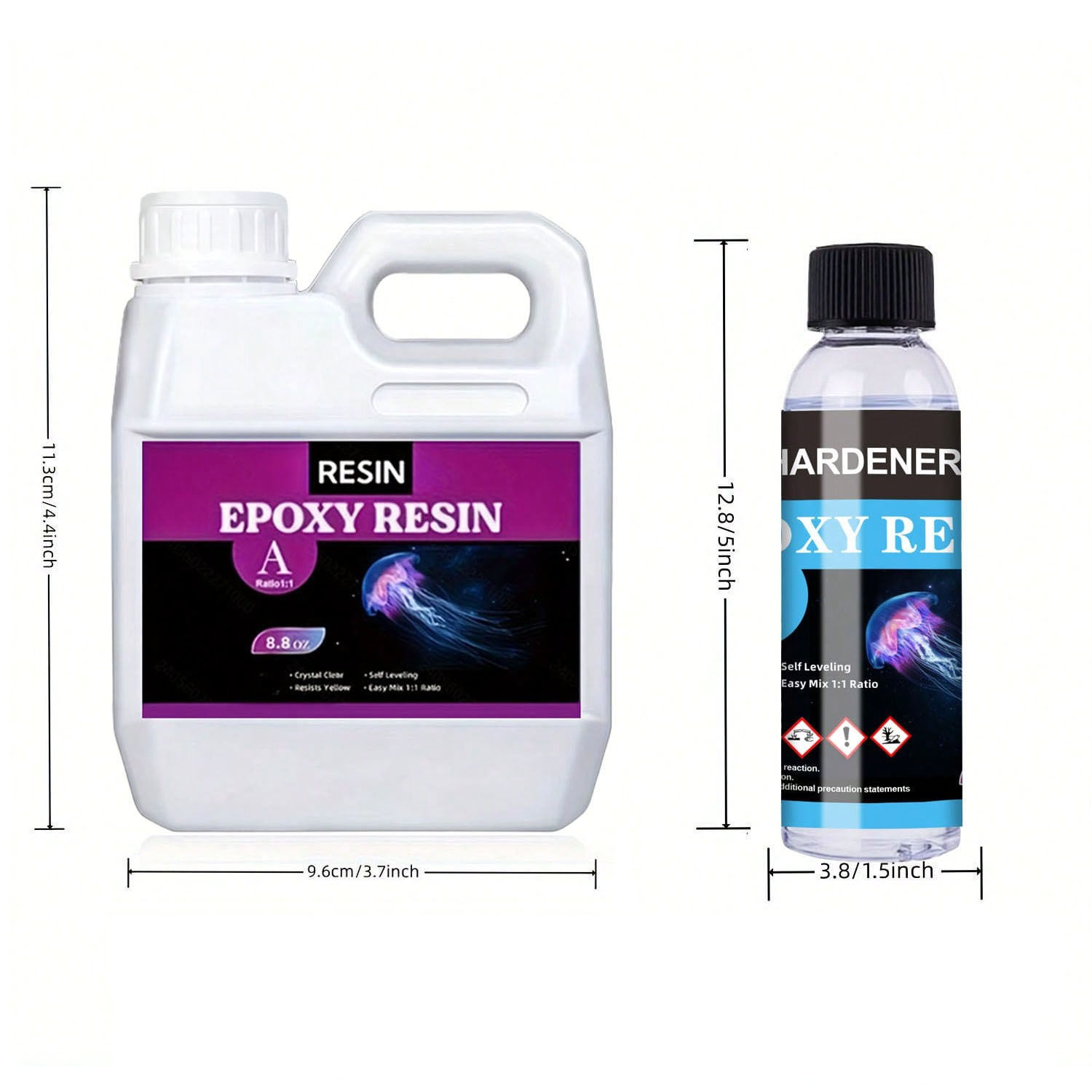 125ml/250ml Crystal Clear Cast - огляд і ціна Resin Art Epoxy
