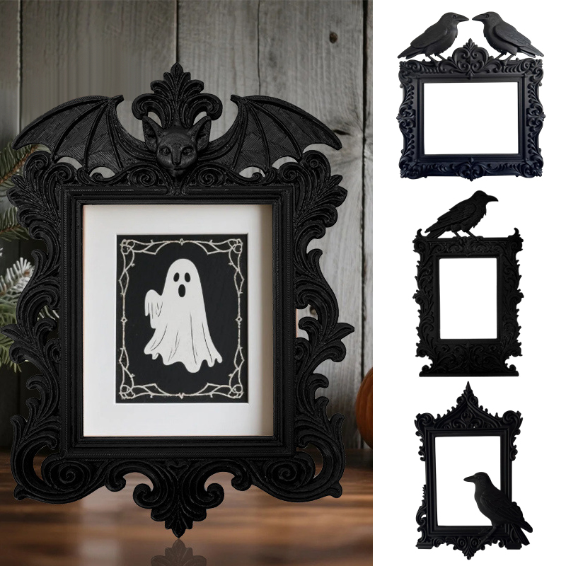 Decorations HaLLoween Crow Bat - огляд і ціна Resin Art Frame