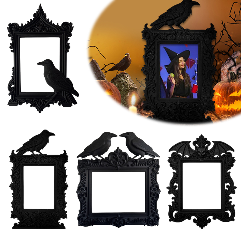 Decorations HaLLoween Crow Bat - огляд і ціна Resin Art Frame
