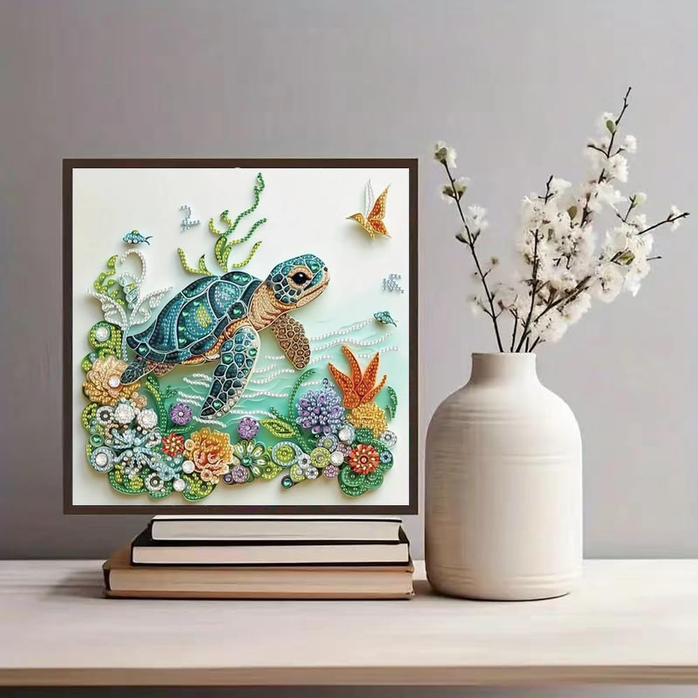 Sea Turtle Animal Diamond Pain - огляд і ціна Resin Art Of Flowers
