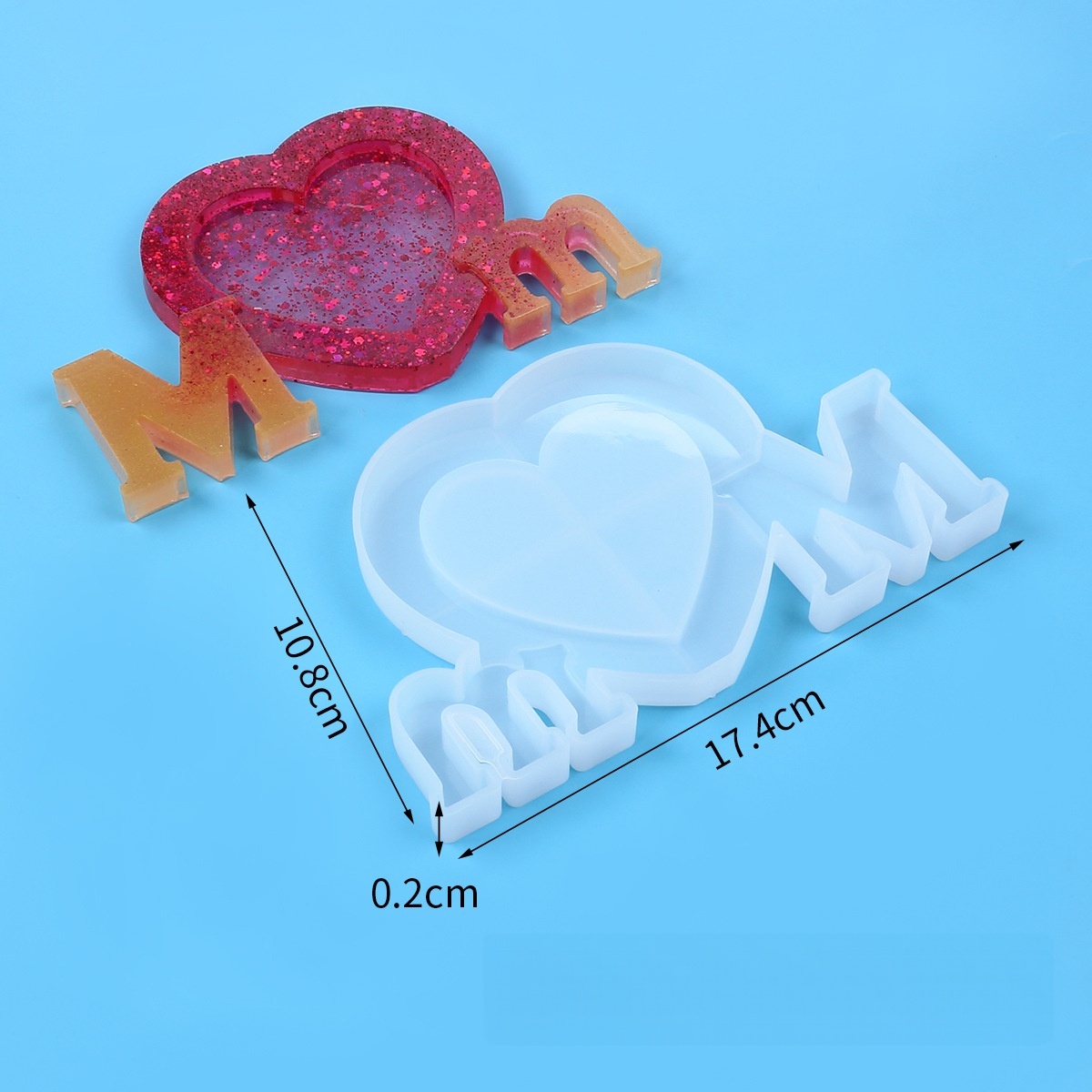 Letter Mm Epoxy Resin Silicone - огляд і ціна Resin Art Letters