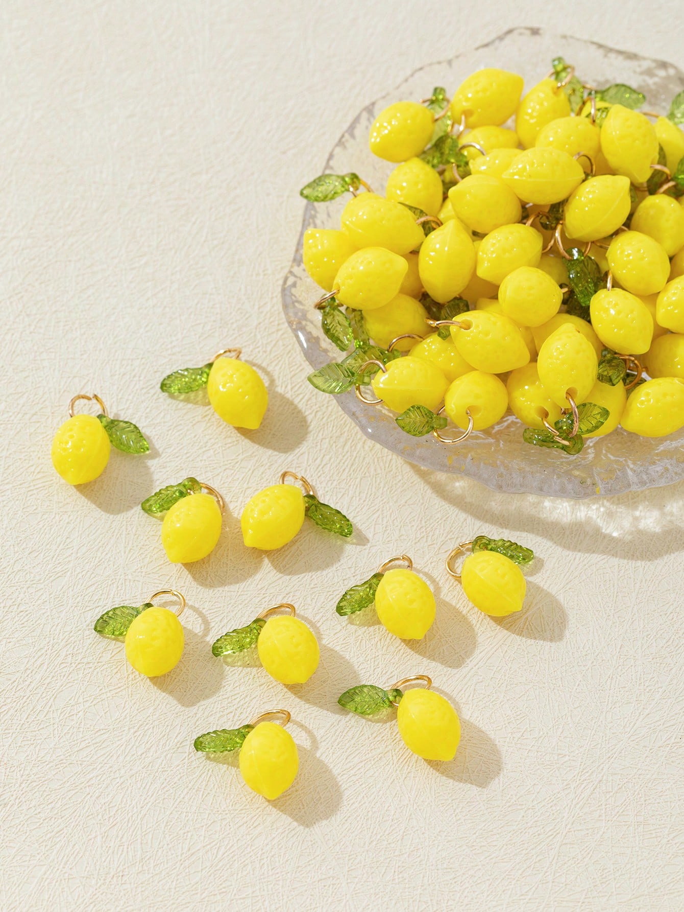 10Pcs 3D Lemon Resin Charms Pe - огляд і ціна Resin Art Things