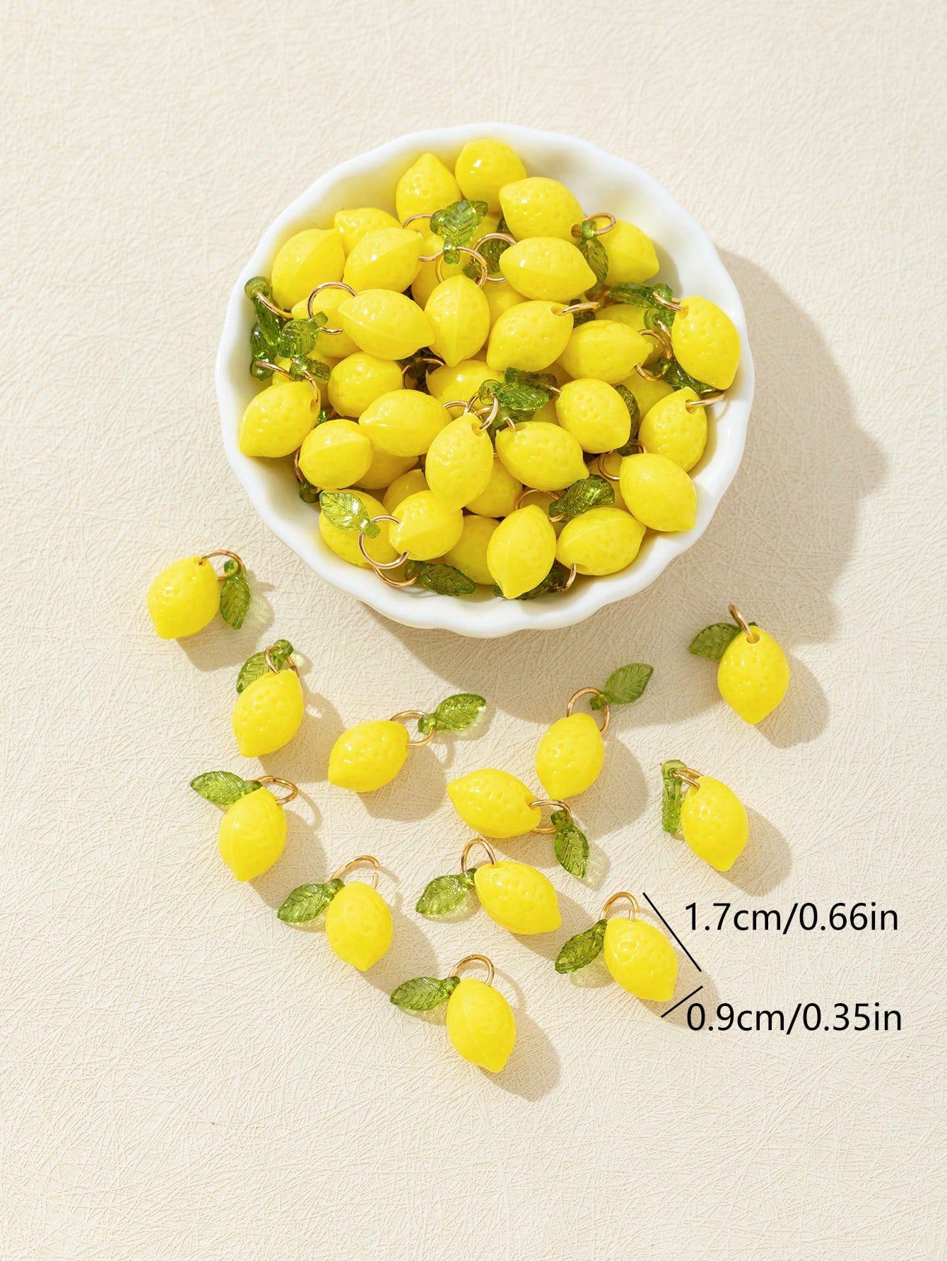 10Pcs 3D Lemon Resin Charms Pe - огляд і ціна Resin Art Things