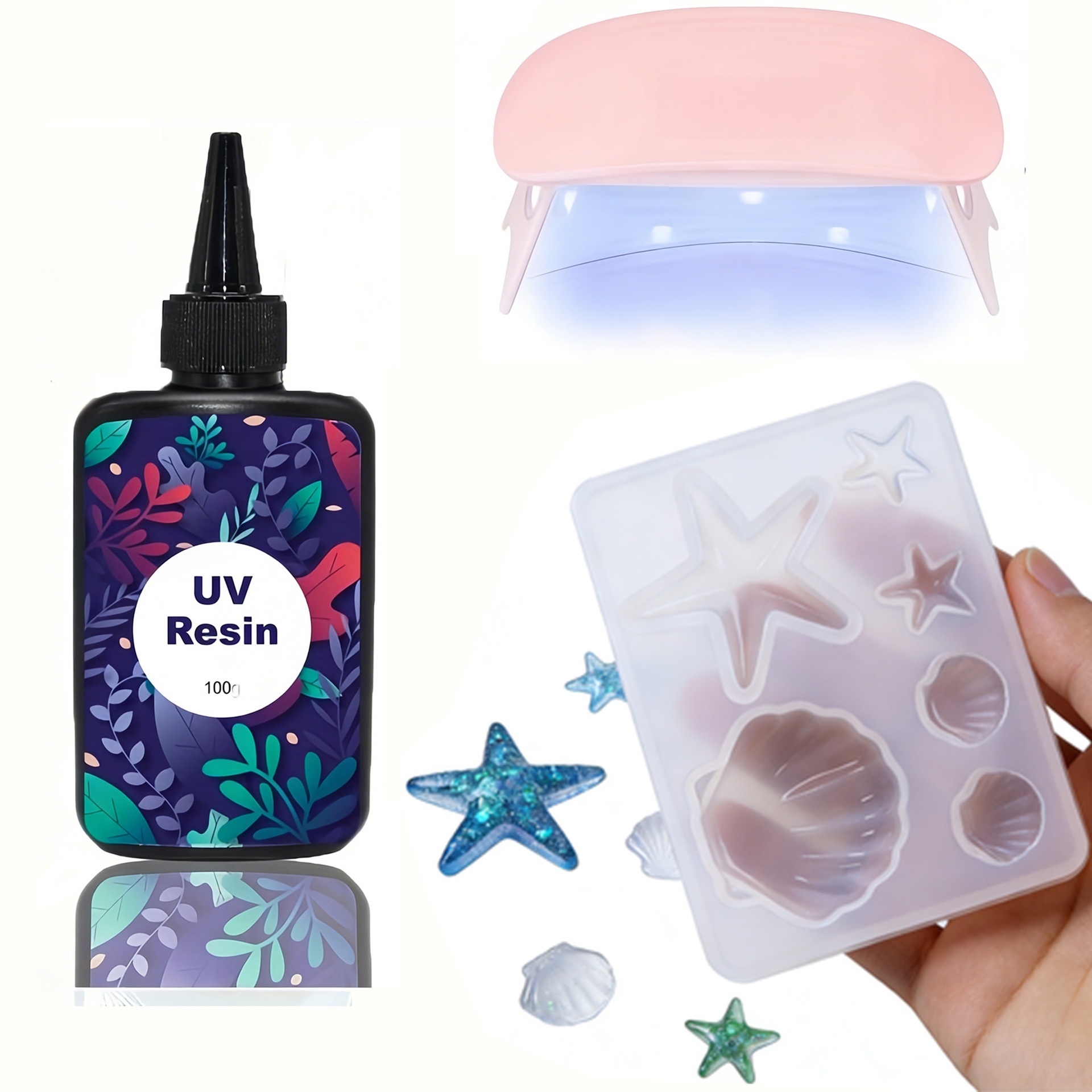 DIY Ocean Theme Crystal Epoxy  - огляд і ціна Resin Art Letters