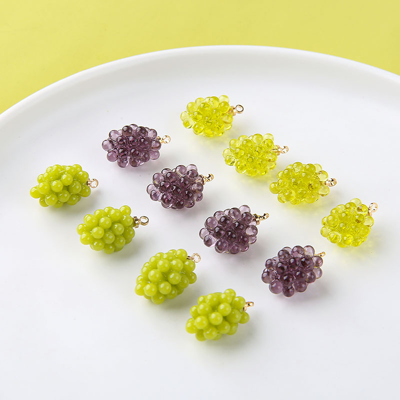 6pcs Cute Little Grapes Resin  - огляд і ціна Resin Art Notes