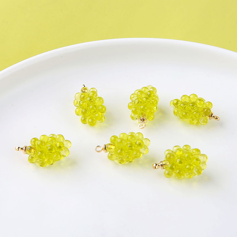 6pcs Cute Little Grapes Resin  - огляд і ціна Resin Art Notes