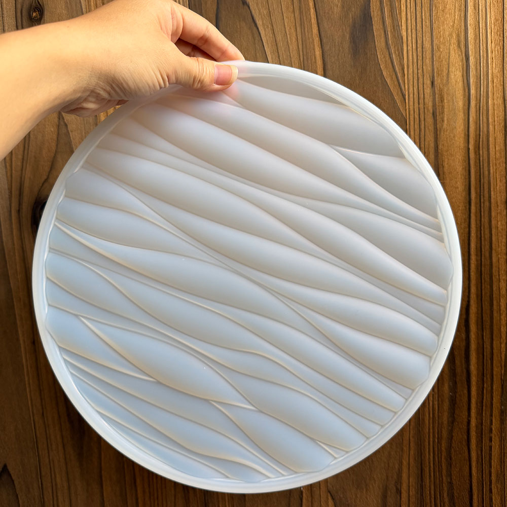 Large Round Tray Silicone Mold - огляд і ціна Resin Art Letters