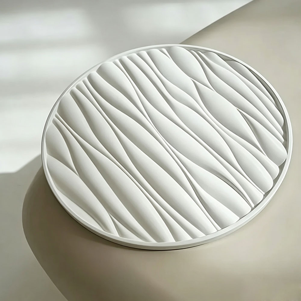 Large Round Tray Silicone Mold - огляд і ціна Resin Art Letters