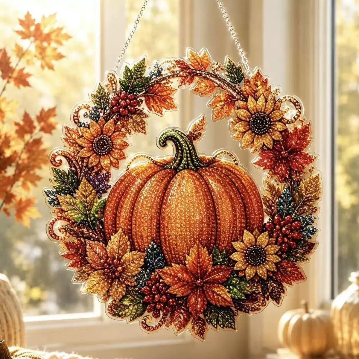 Halloween Pumpkins Diamond Art - огляд і ціна Resin Art Of Flowers