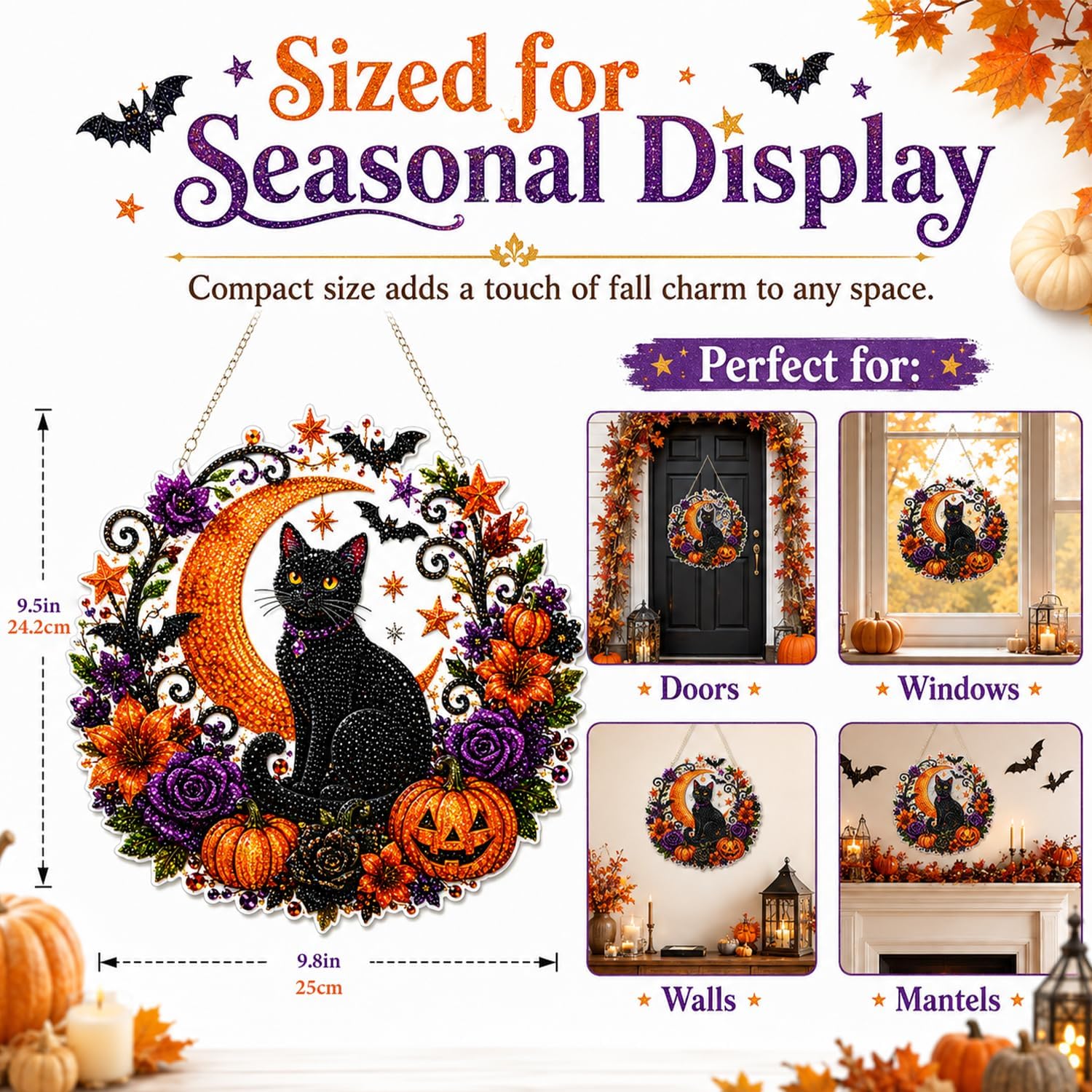 Halloween Pumpkins Diamond Art - огляд і ціна Resin Art Of Flowers