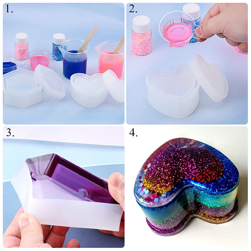 Silicone Resin Molds Kit Epoxy - огляд і ціна Resin Art Earrings Kit