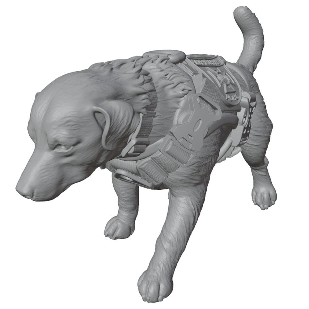 Labrador Retriever Police Dog  - огляд і ціна Resin Art Guide Free