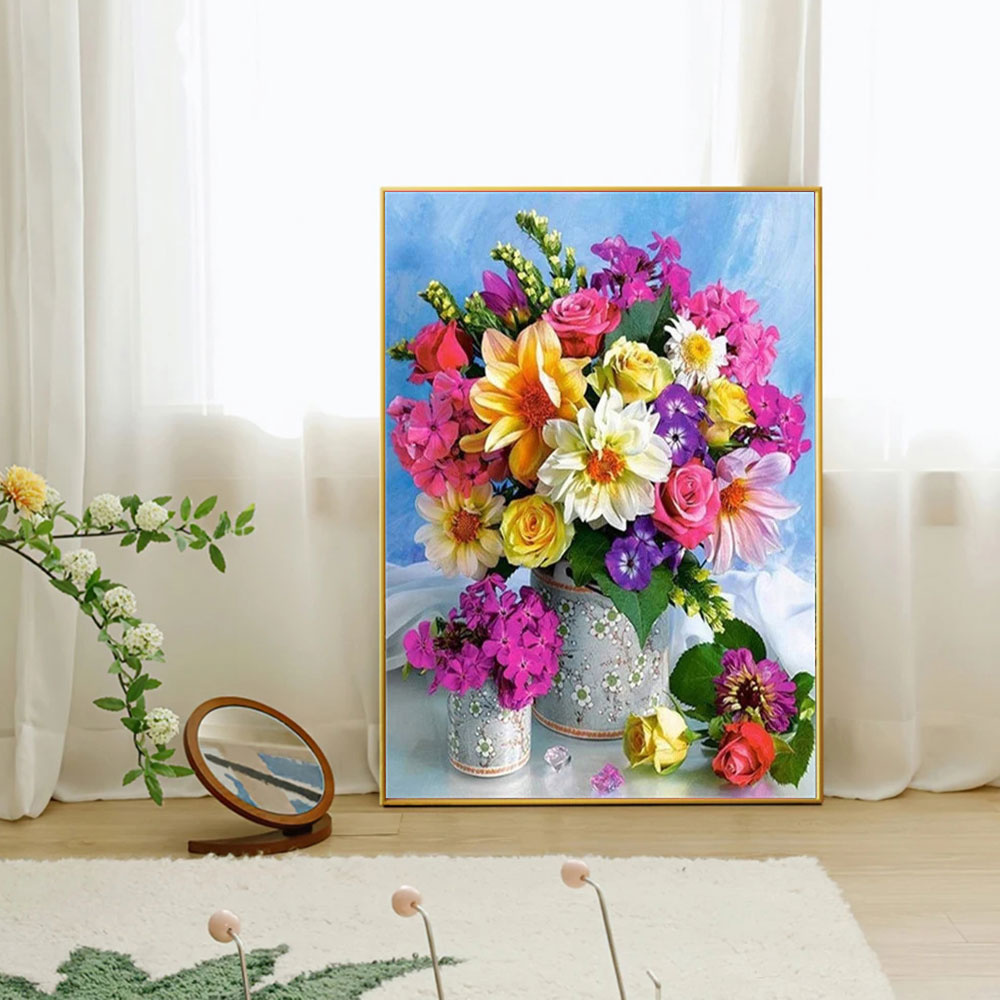Full Diamond Mosaic Flower 5D  - огляд і ціна Resin Art Of Flowers