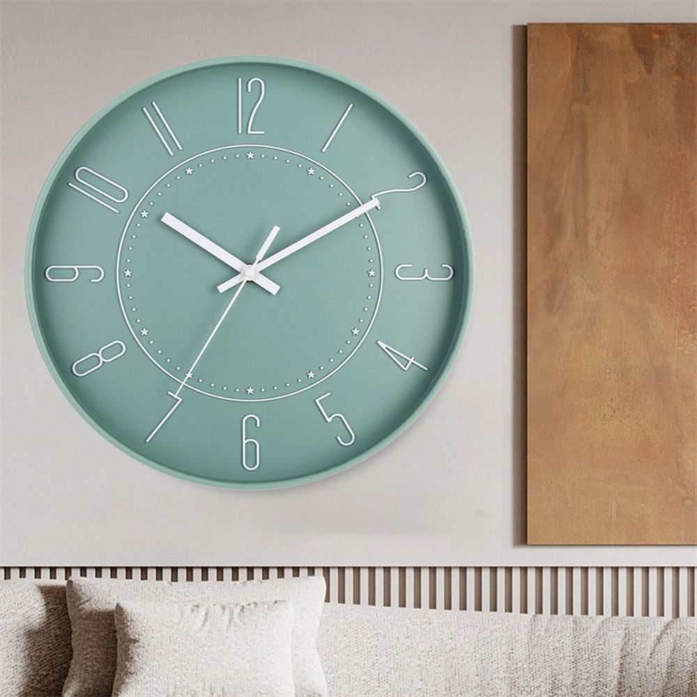 Modern Plastic Hanging Clock S - огляд і ціна Resin Art Wall Clock