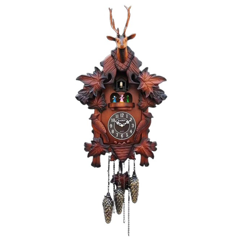 Cuckoo Wall Clock Solid Wood C - огляд і ціна Resin Art Wall Clock