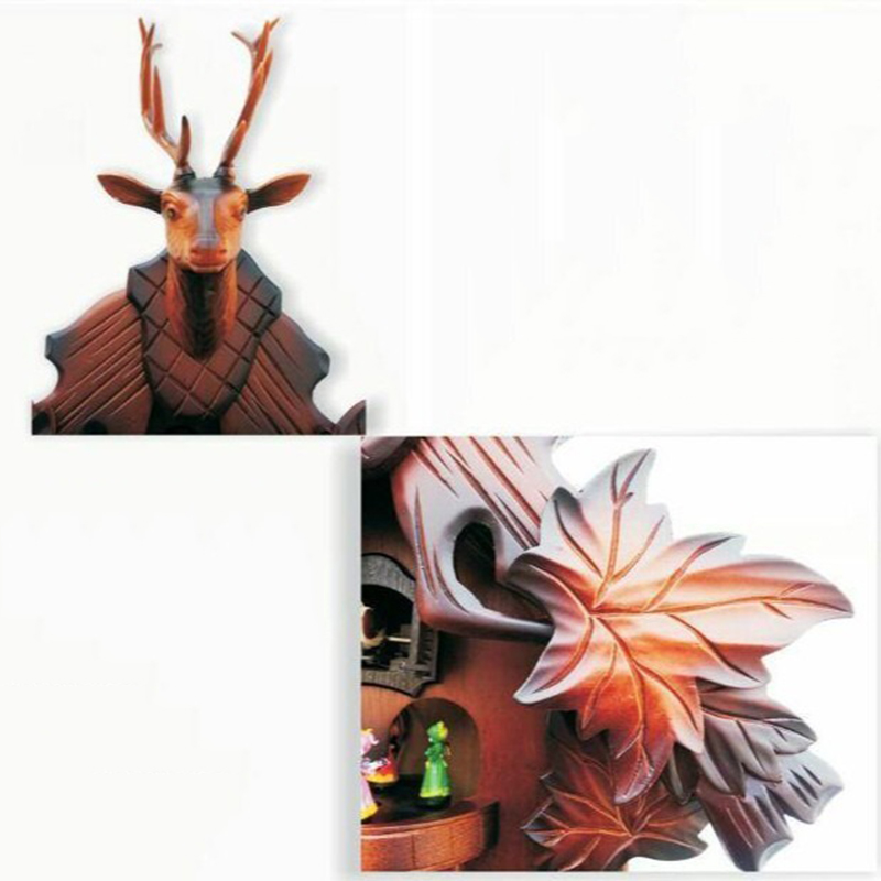 Cuckoo Wall Clock Solid Wood C - огляд і ціна Resin Art Wall Clock