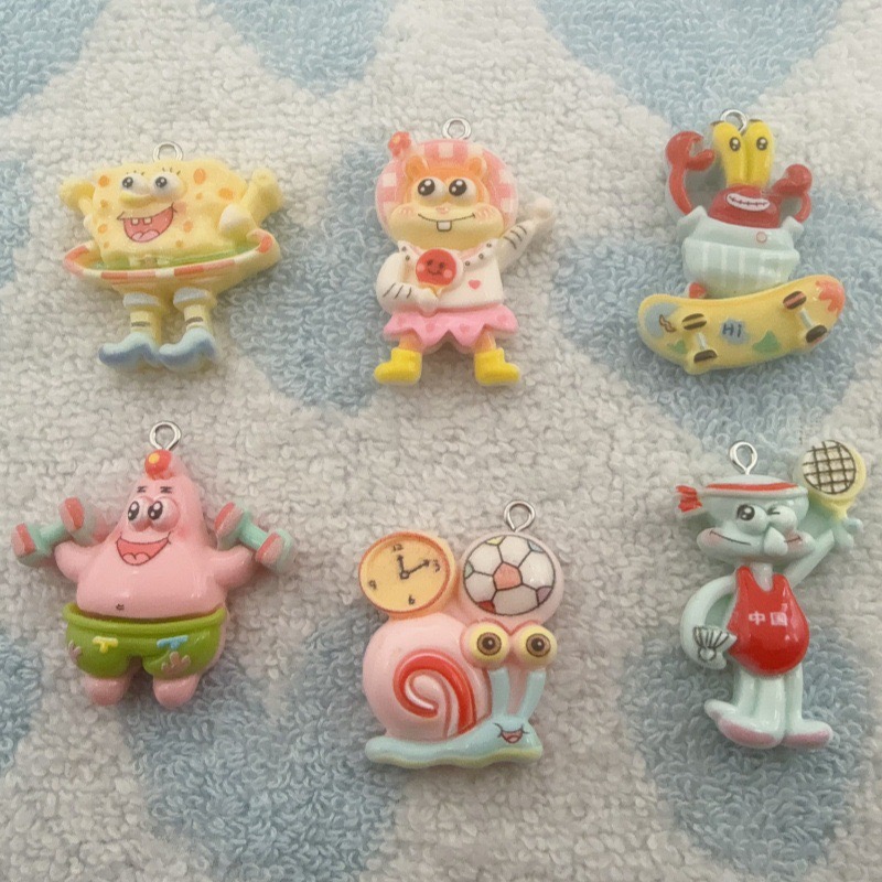 10pcs cartoon resin pendant, D - огляд і ціна Resin Art Engagement