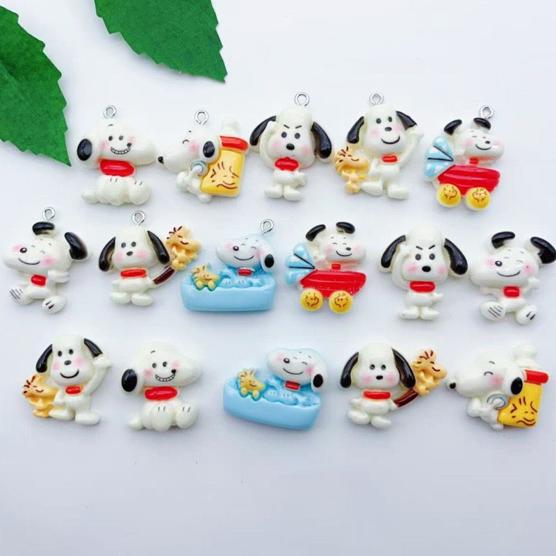 12pcs resin cartoon dog pendan - огляд і ціна Resin Art Notes