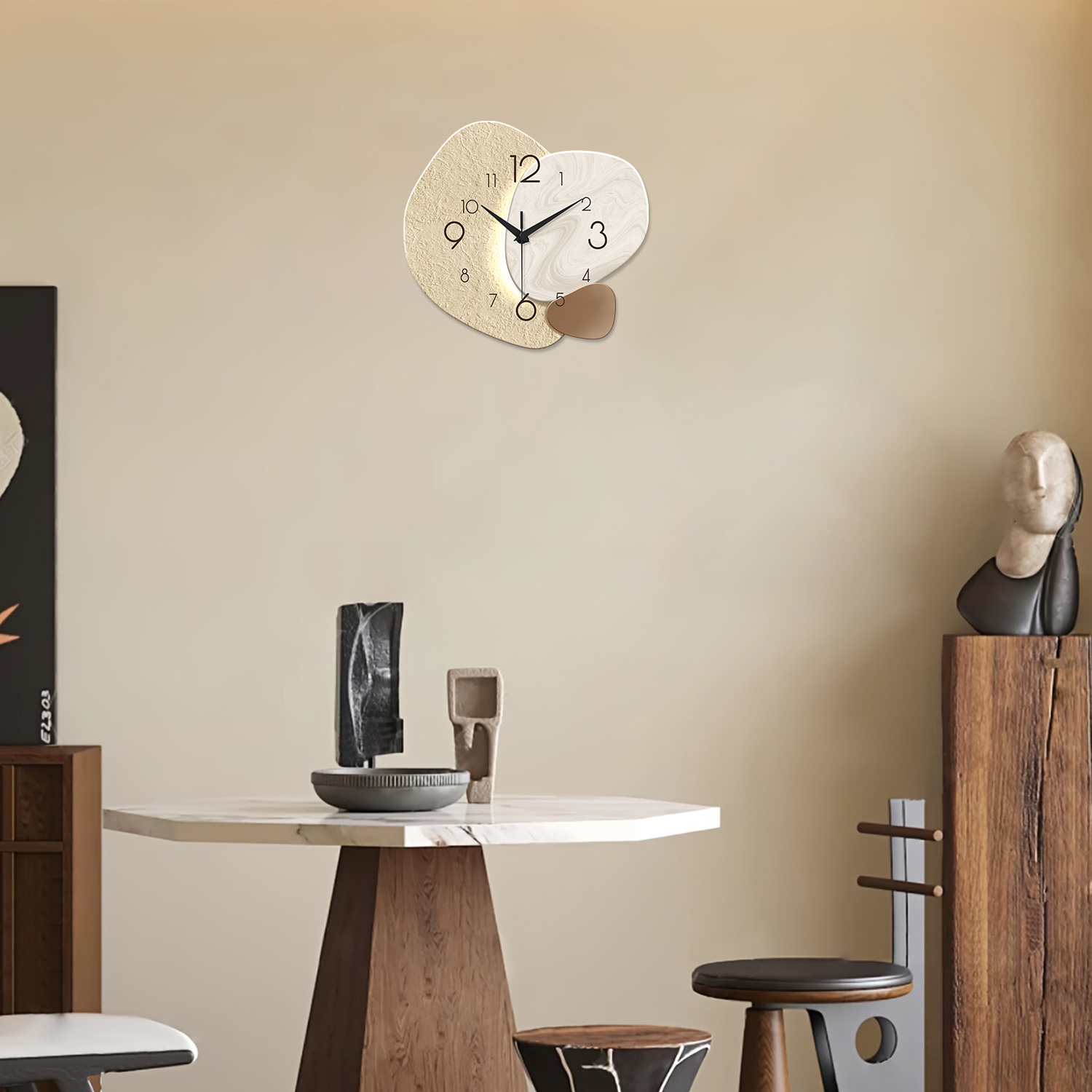 Modern Simple Wall Clock, Sile - огляд і ціна Resin Art Wall Clock