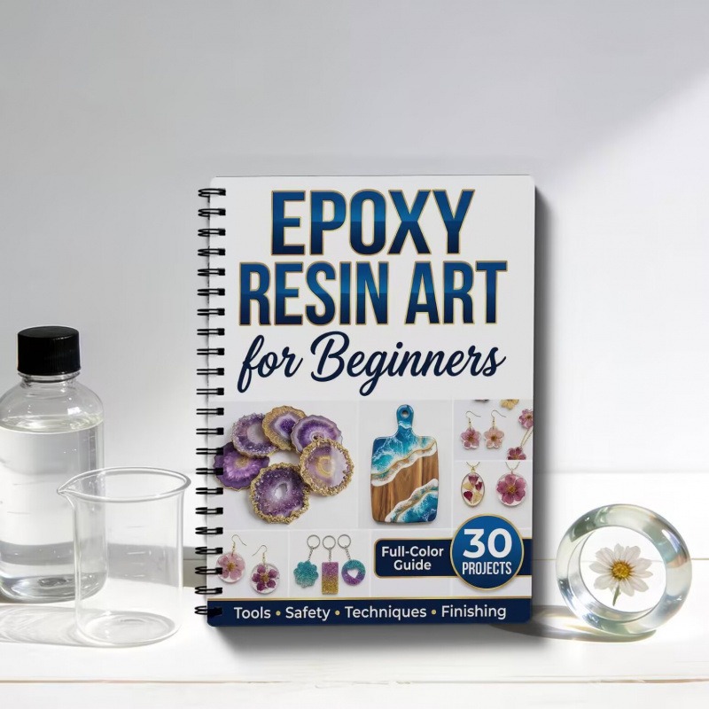 Epoxy Resin Art Handbook Begin - огляд і ціна Resin Art Guide Free