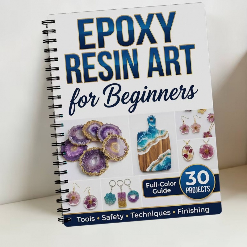 Epoxy Resin Art Handbook Begin - огляд і ціна Resin Art Guide Free