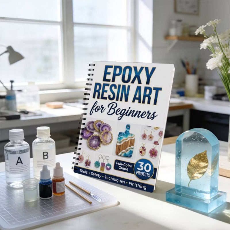 Epoxy Resin Art Handbook Begin - огляд і ціна Resin Art Guide Free