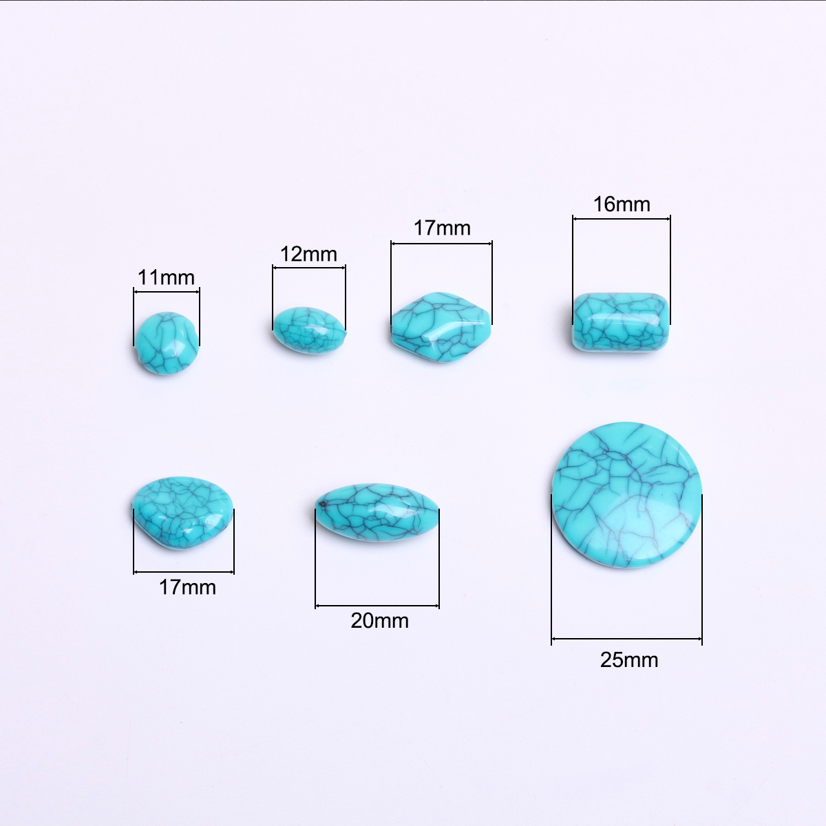30-5pcs/bag Geometric Imitated - огляд і ціна Resin Art Engagement