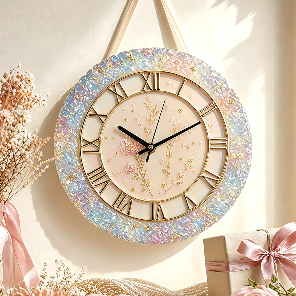 Diamond Faceted Clock Silicone - огляд і ціна Resin Art Wall Clock