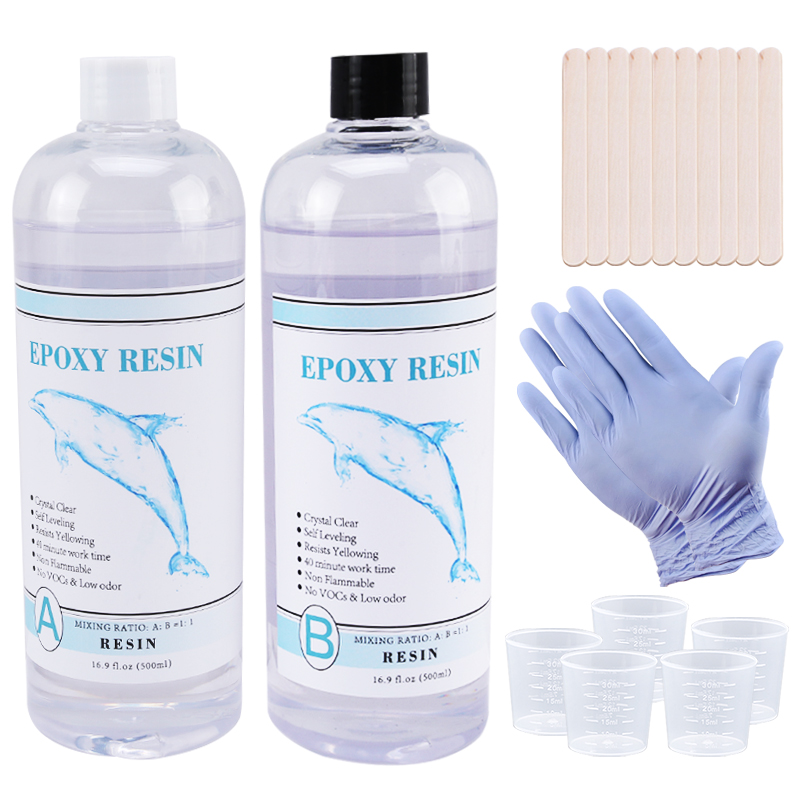 1:1 Clear Epoxy Resin Crystal  - огляд і ціна Resin Art Epoxy