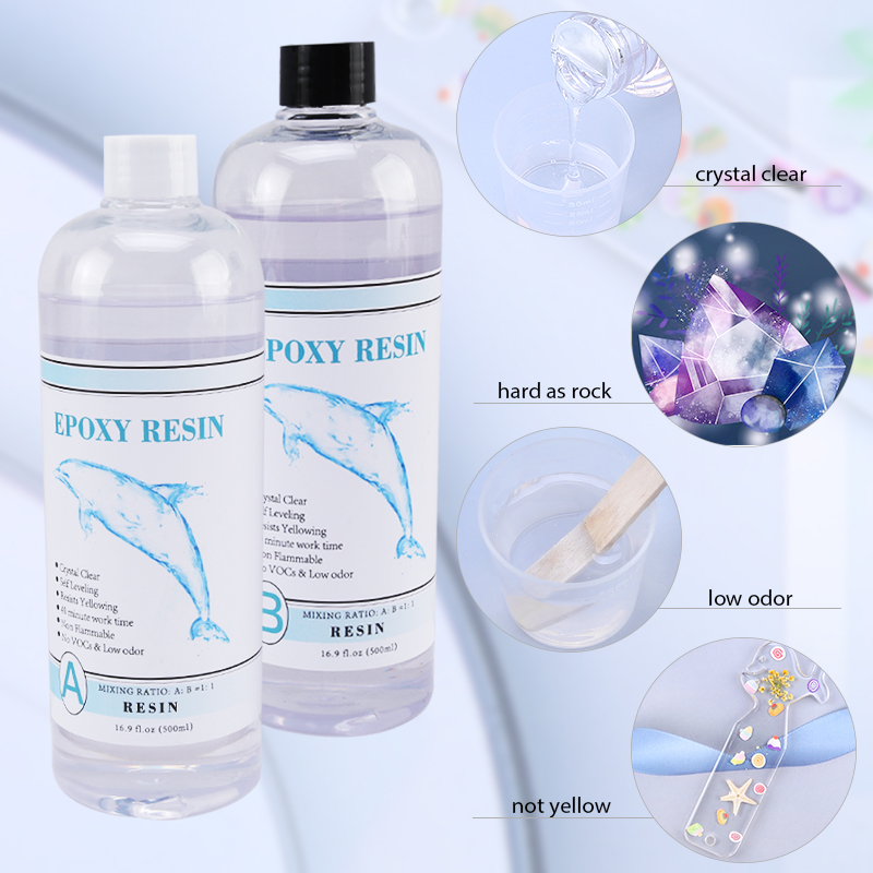 1:1 Clear Epoxy Resin Crystal  - огляд і ціна Resin Art Epoxy