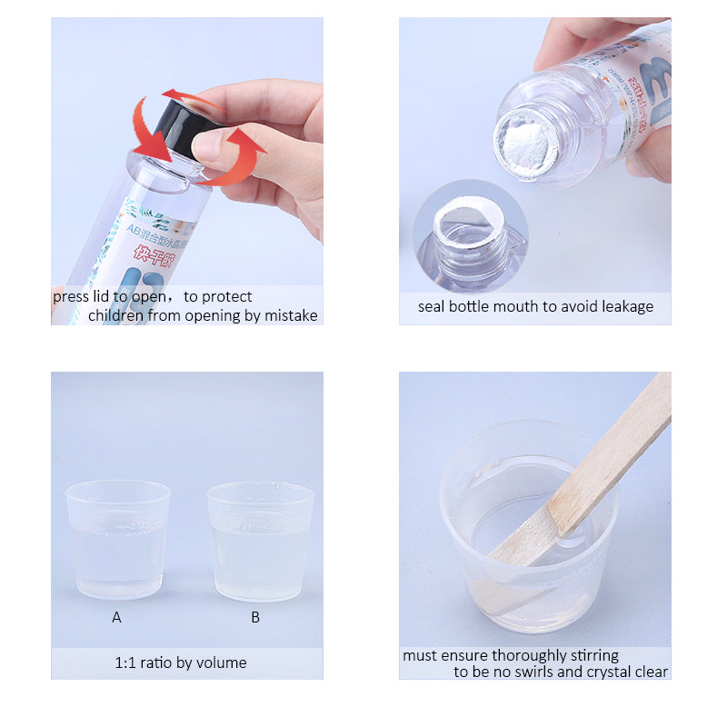 1:1 Clear Epoxy Resin Crystal  - огляд і ціна Resin Art Epoxy