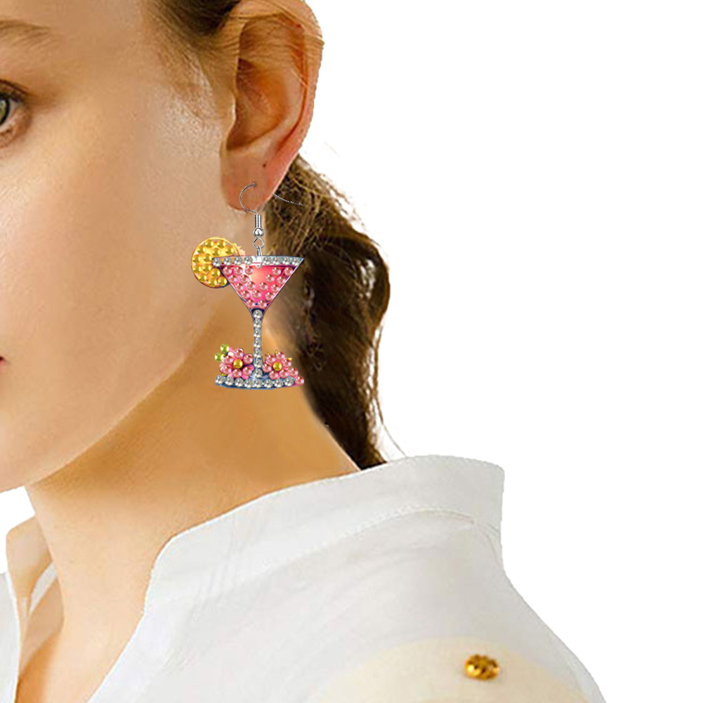 4 Pairs Double Sided Diamond A - огляд і ціна Resin Art Earrings Kit