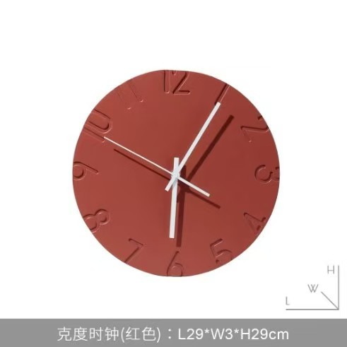Nordic Creative Wall Clock - S - огляд і ціна Resin Art Wall Clock