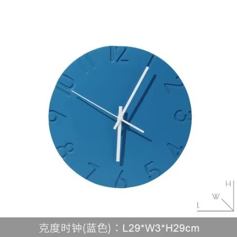 Nordic Creative Wall Clock - S - огляд і ціна Resin Art Wall Clock