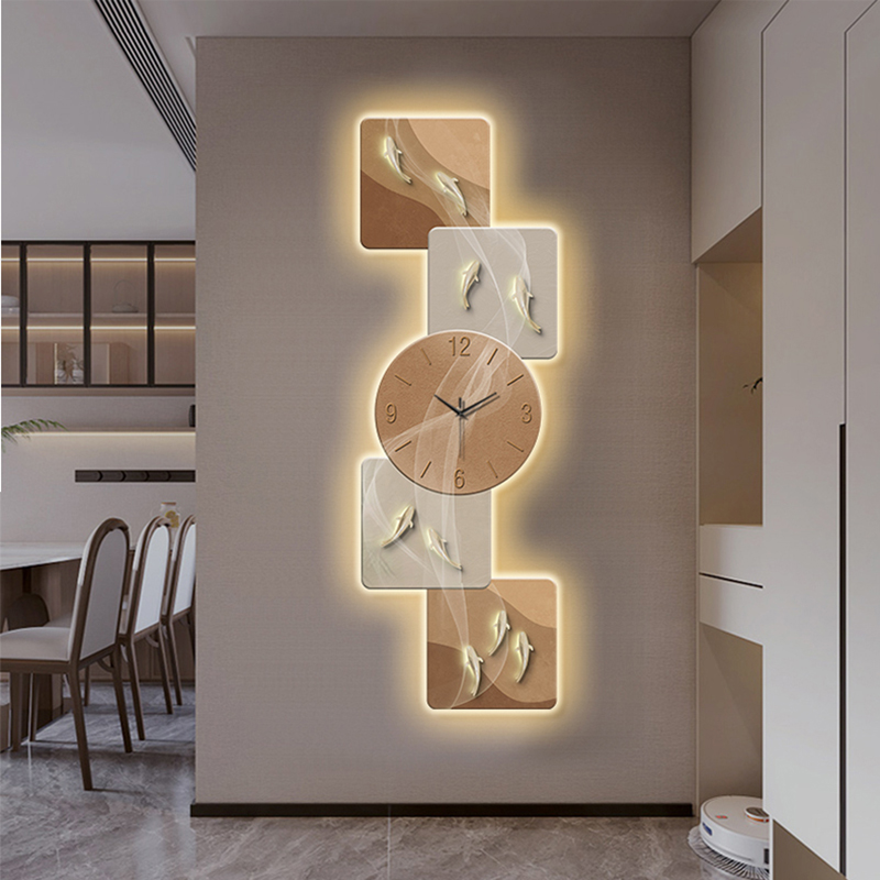 Modern Home Wall Decor Nine Fi - огляд і ціна Resin Art Wall Clock