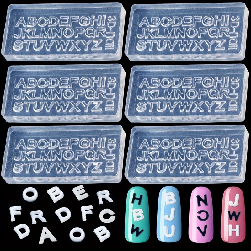 2/4 Sets Transparent Mini A-Z  - огляд і ціна Resin Art Zone