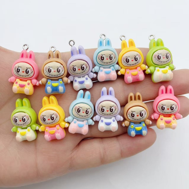 10Pcs Kawaii Rabbit Strawberry - огляд і ціна Resin Art Engagement
