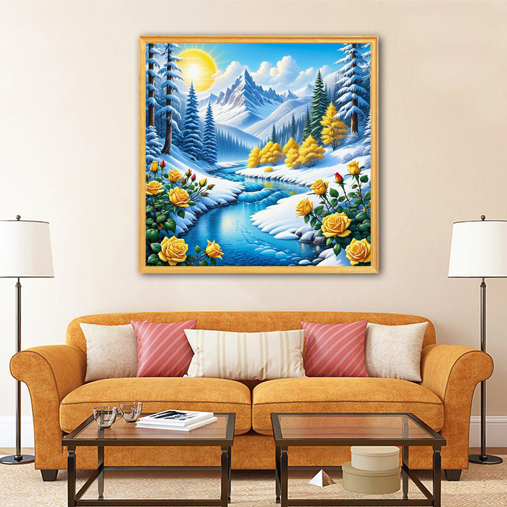 Evershine River Diamond Painti - огляд і ціна Resin Art Of Flowers