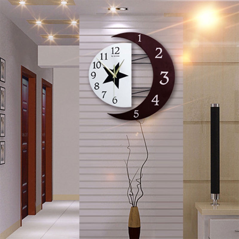 Modern Mute Wall Clock Move Si - огляд і ціна Resin Art Wall Clock